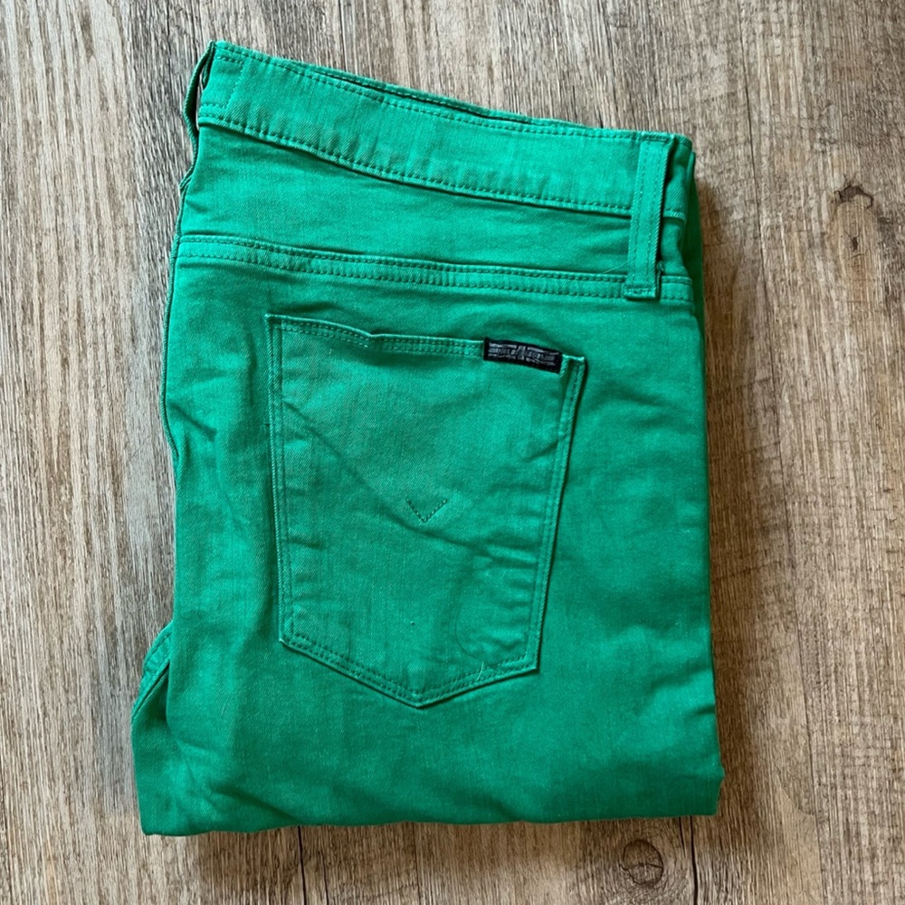 Green Hudson Nico Mid-Rise Super Skinny Jeans (size 31)